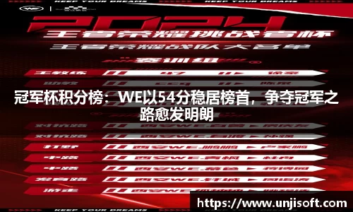 冠军杯积分榜：WE以54分稳居榜首，争夺冠军之路愈发明朗